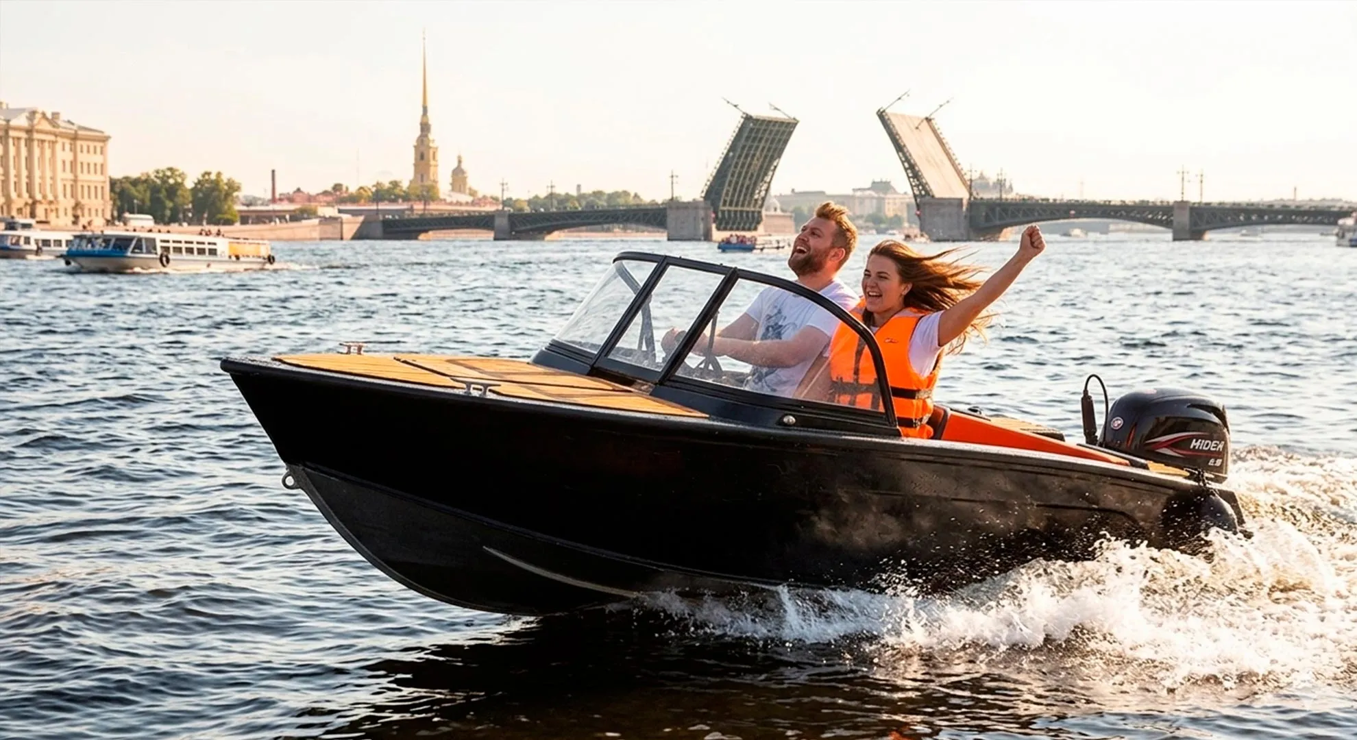 Катер на двоих в Санкт-Петербурге
